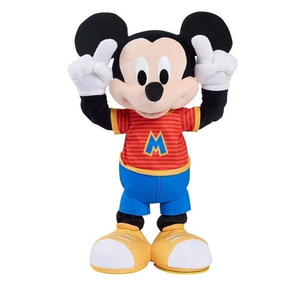 Disney Mickey Mouse Plush - Red, Black, Blue, Yellow EUC